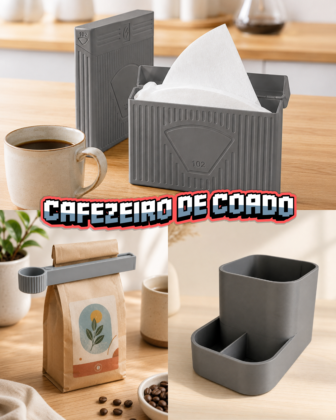 PAI CAFEINADO | Kit Café Coado