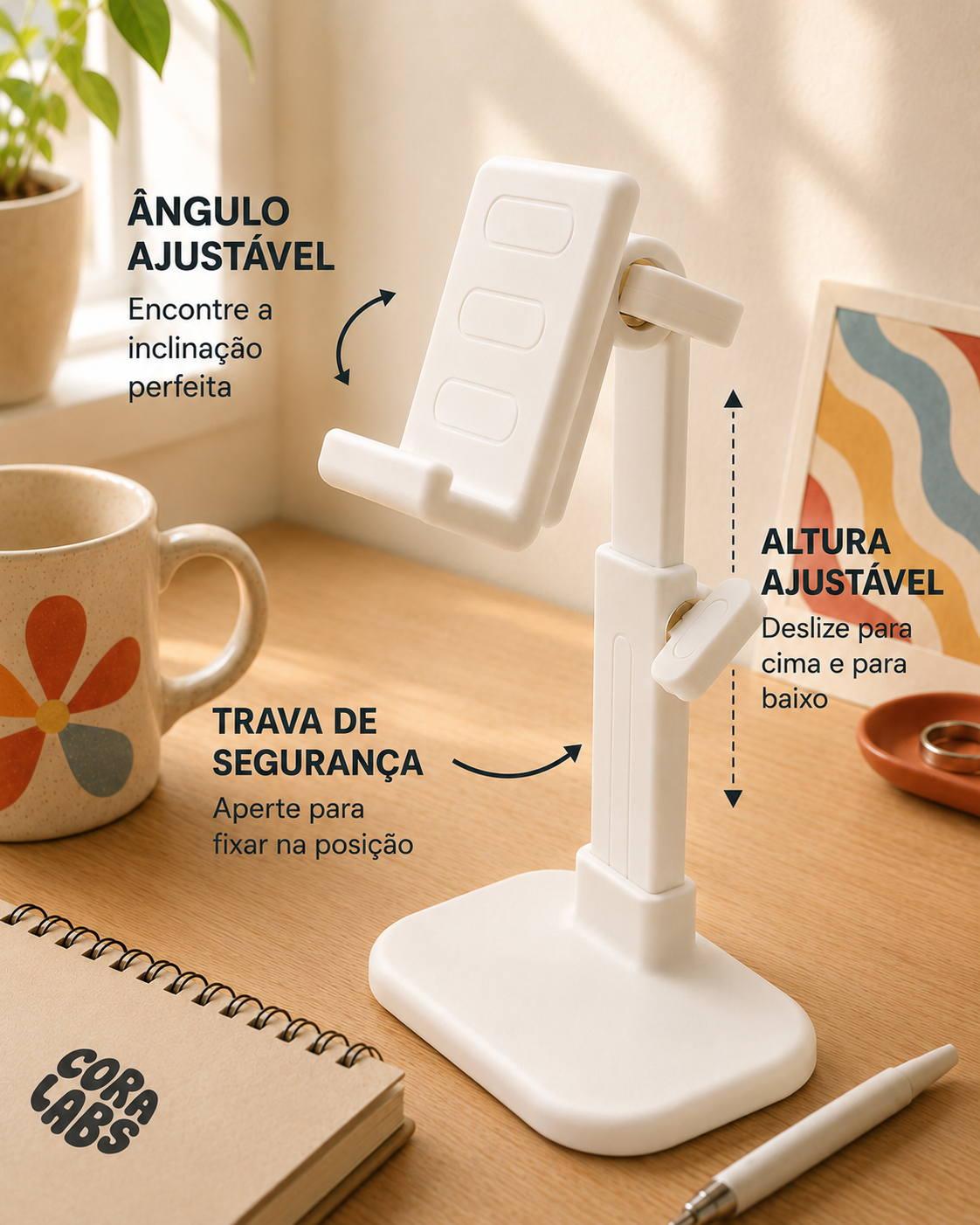 Eleva | Suporte Ajustável para Celular