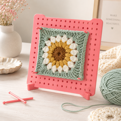 Trama | Blocking Board Compacta para Crochê