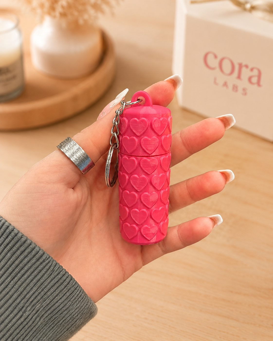 Afeto | Chaveiro Porta Lip Balm