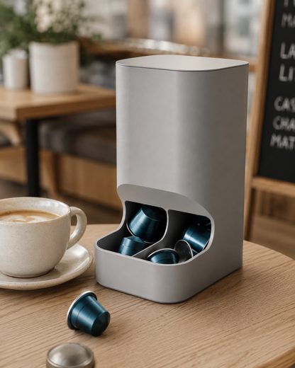 Fluxo Matinal | Dispenser Vertical para Cápsulas de Café