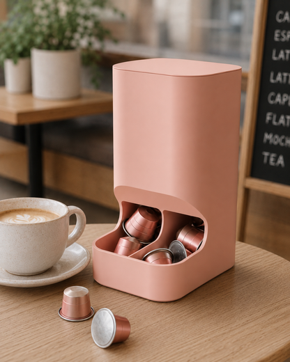 Fluxo Matinal | Dispenser Vertical para Cápsulas de Café
