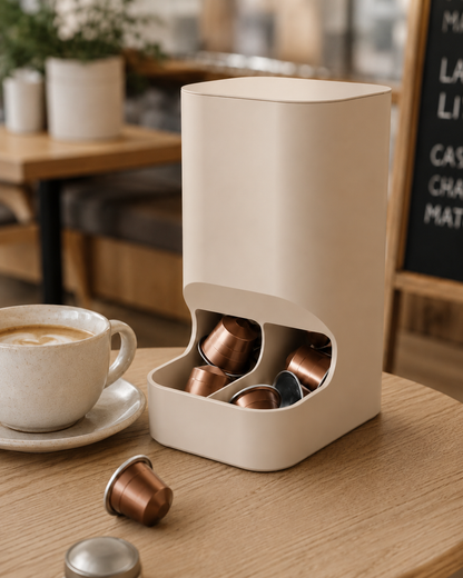 Fluxo Matinal | Dispenser Vertical para Cápsulas de Café