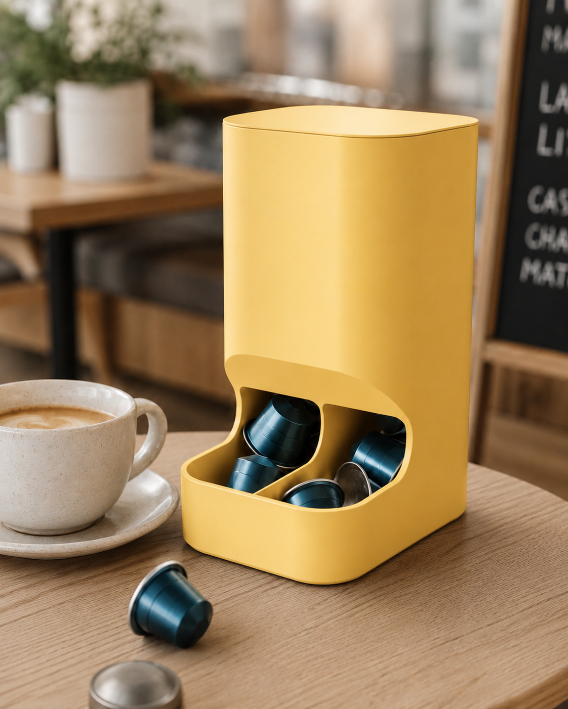 Fluxo Matinal | Dispenser Vertical para Cápsulas de Café