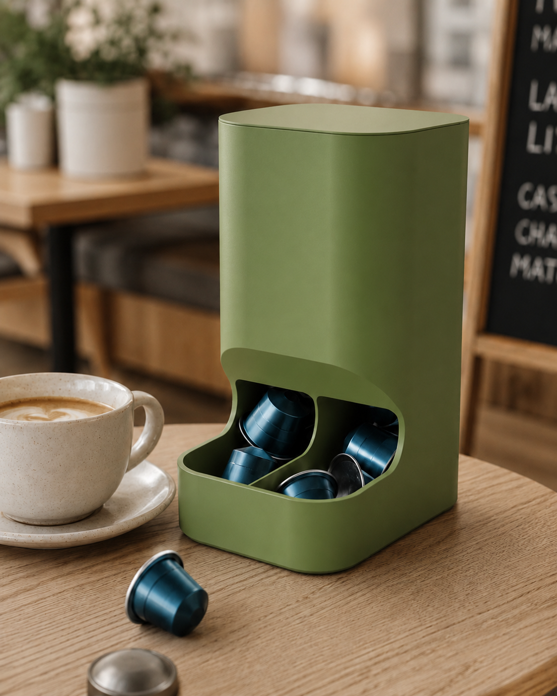 Fluxo Matinal | Dispenser Vertical para Cápsulas de Café