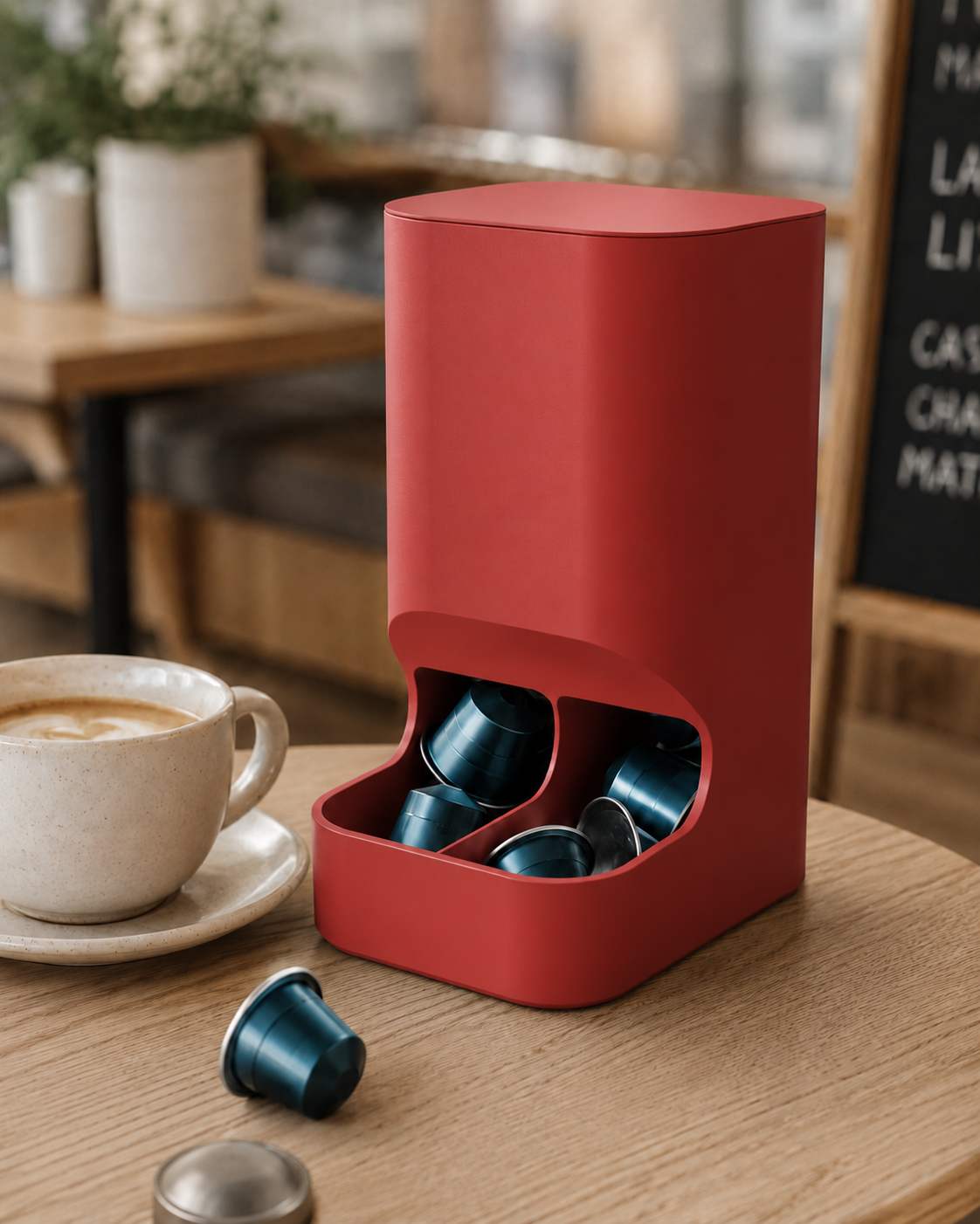 Fluxo Matinal | Dispenser Vertical para Cápsulas de Café