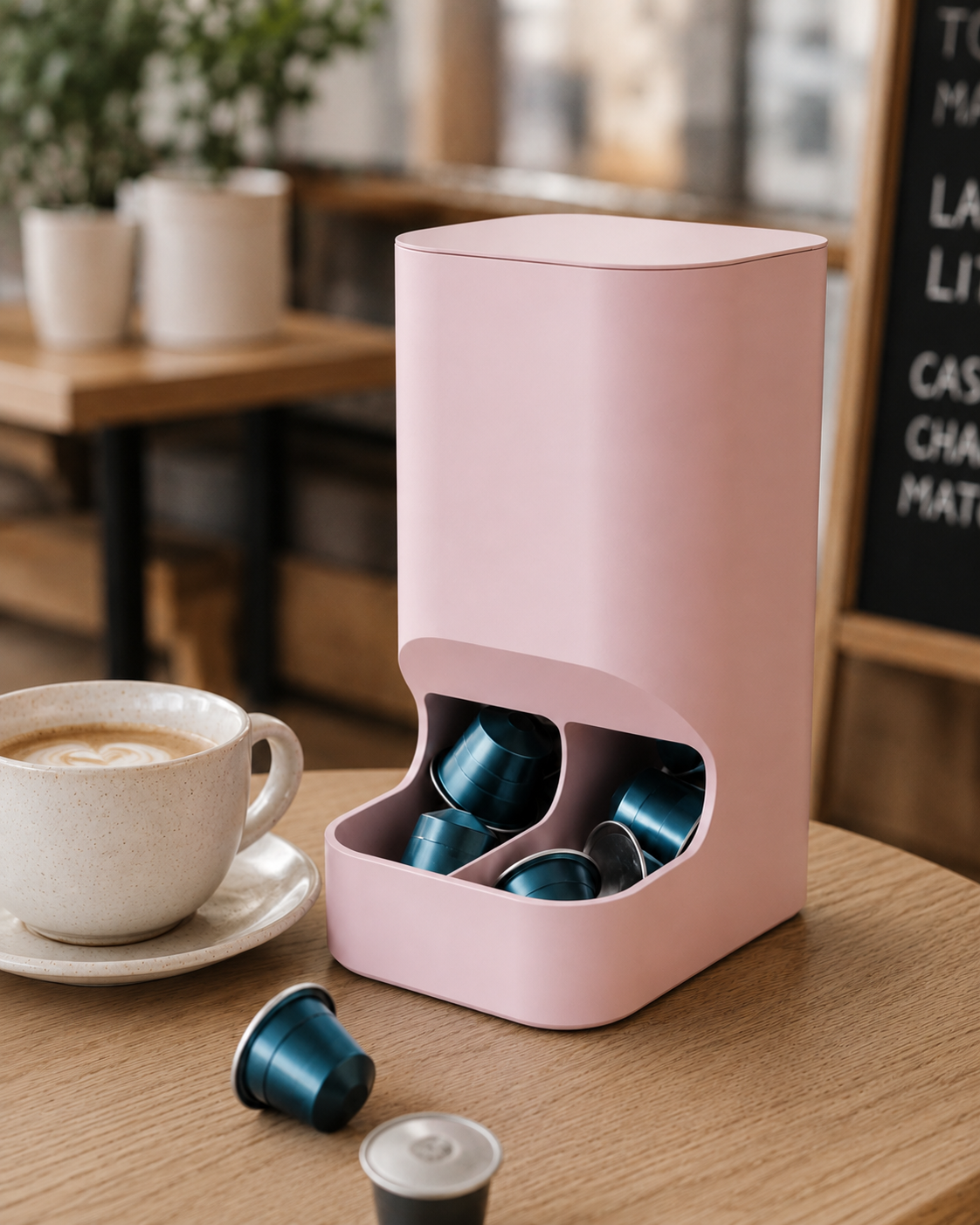Fluxo Matinal | Dispenser Vertical para Cápsulas de Café