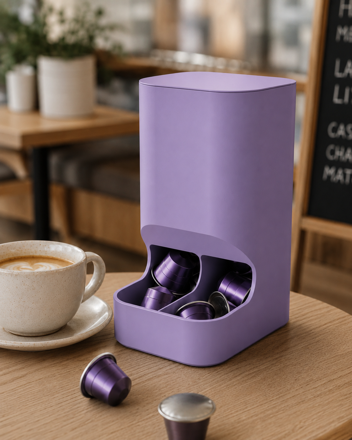 Fluxo Matinal | Dispenser Vertical para Cápsulas de Café