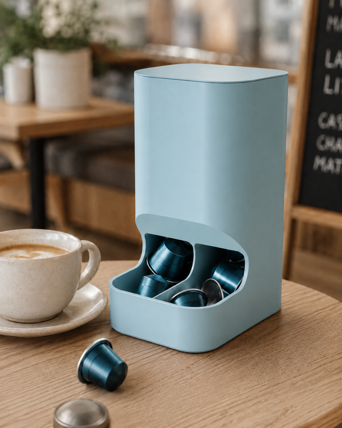 Fluxo Matinal | Dispenser Vertical para Cápsulas de Café