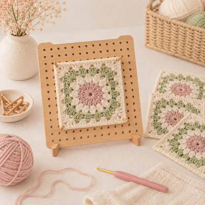 Trama | Blocking Board Compacta para Crochê