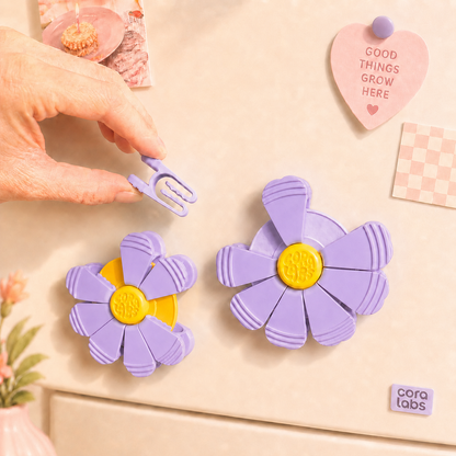 BloomClips | Flor Magnética com Clipes para Embalagens