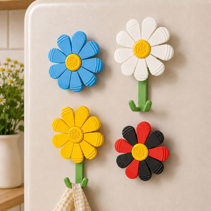 BloomClips | Flor Magnética com Clipes para Embalagens