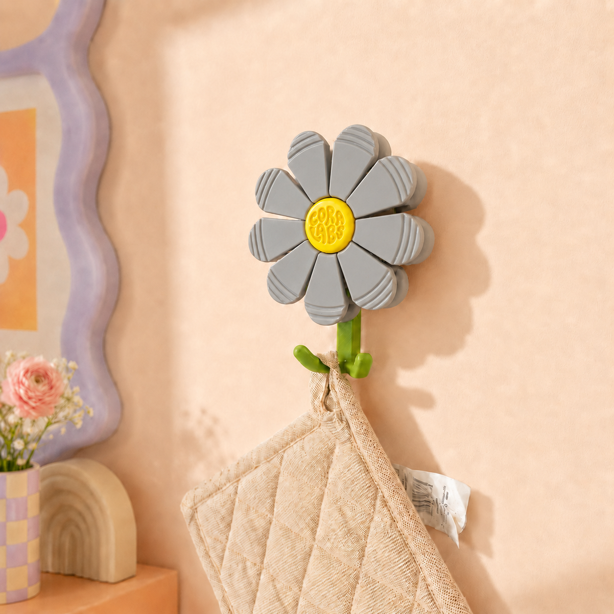BloomClips | Flor Magnética com Clipes para Embalagens
