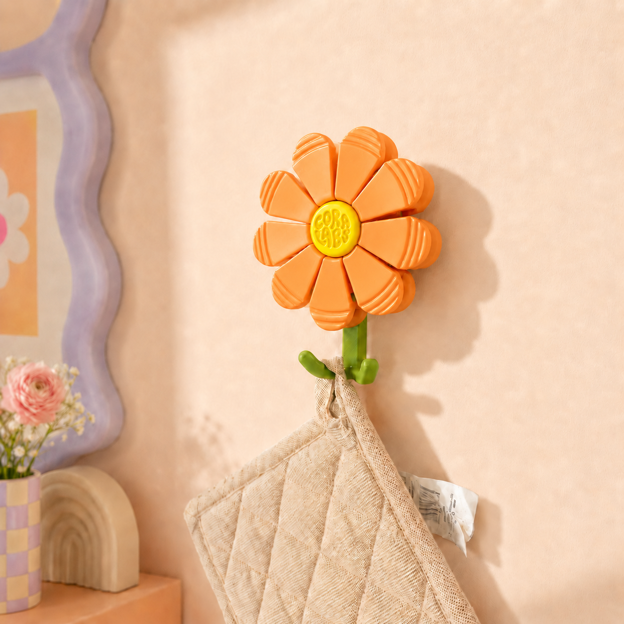 BloomClips | Flor Magnética com Clipes para Embalagens