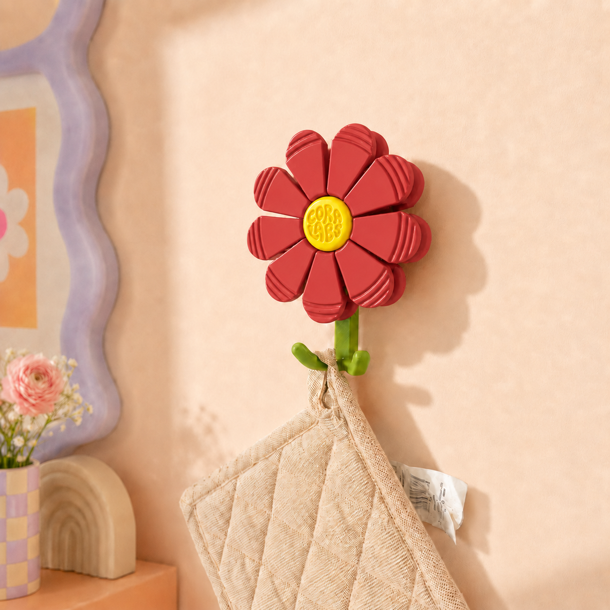 BloomClips | Flor Magnética com Clipes para Embalagens