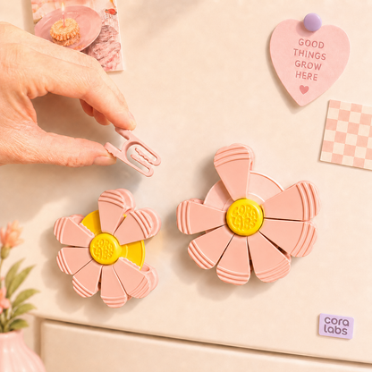 BloomClips | Flor Magnética com Clipes para Embalagens