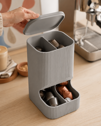 Fluxo Matinal | Dispenser Vertical para Cápsulas de Café