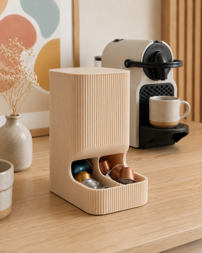 Fluxo Matinal | Dispenser Vertical para Cápsulas de Café
