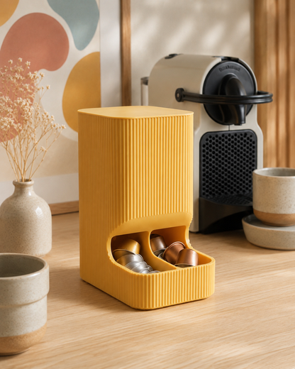 Fluxo Matinal | Dispenser Vertical para Cápsulas de Café