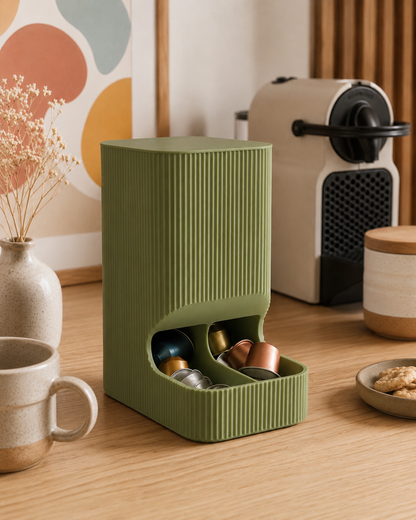Fluxo Matinal | Dispenser Vertical para Cápsulas de Café